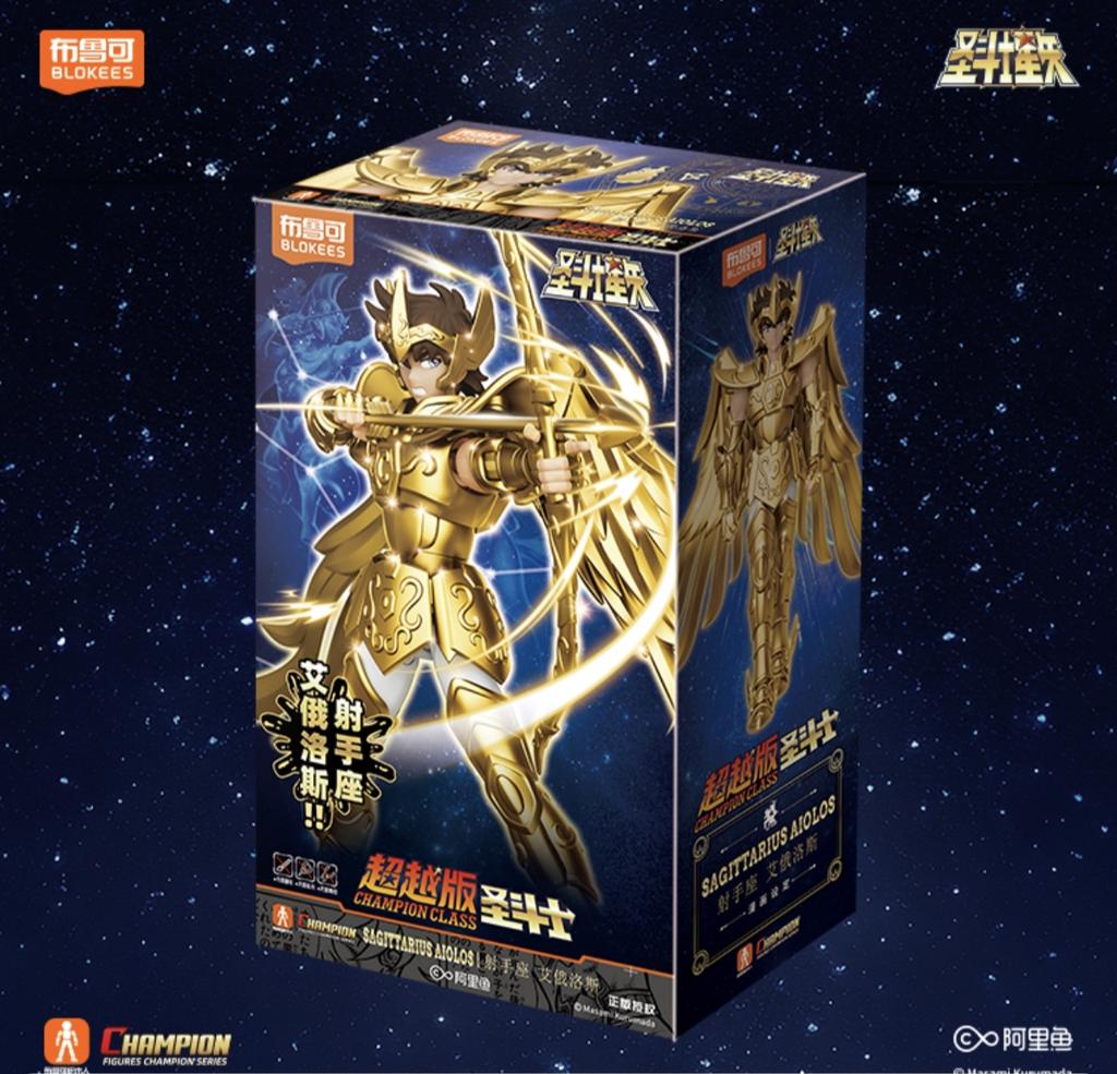 Оригинальная BLOKEES Saint Seiya Стрелец Сэйя Пегас Айолос Тэнма Пегас Фигурка Действия Игрушка Сборная Фигурка Игрушки Подарок