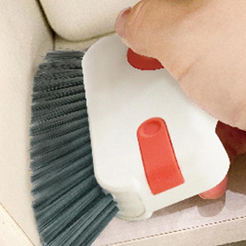 Double Window Cleaning Tool With Soft Bristles And Hanging Hole Space Saving Kitchen Bathroom Essential