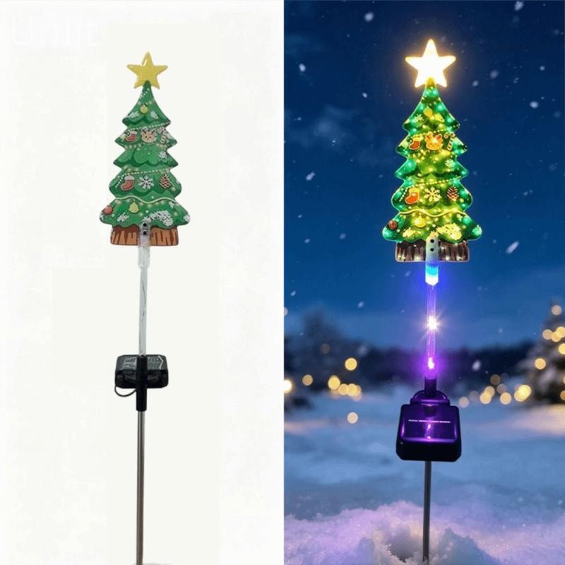 Waterproof Solar Christmas Tree Lights Solar Powered Lights Energy Efficient Led