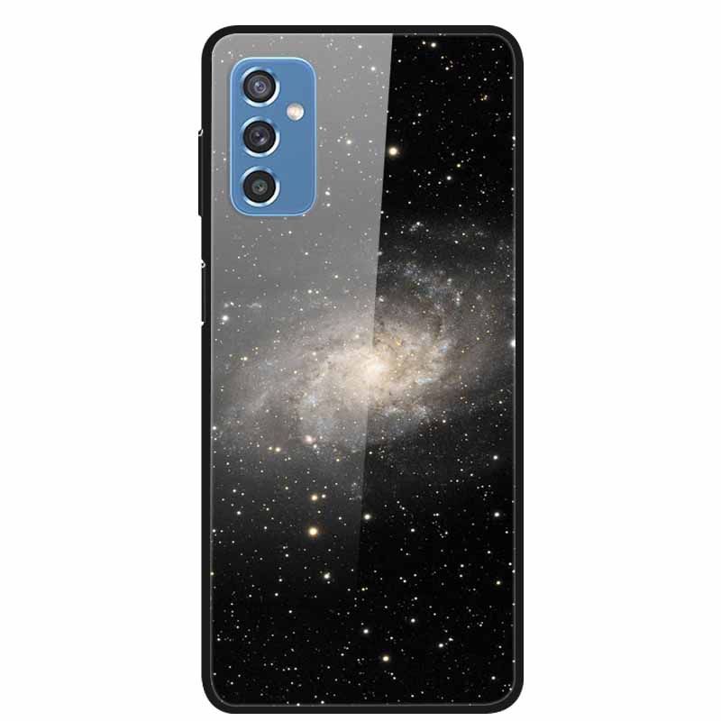 Для Samsung M52 5G Чехлы M23 5G M51 M02s Закаленное Стекло Жесткая Задняя Крышка Для Samsung Galaxy M23 5G Чехол для Телефона Fundas Capa M 52 5G