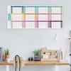 Super Large Wall Sticker 2026 Calendar Reusable Matte Whiteboard Home Work Planner Year-Round Planning Tool