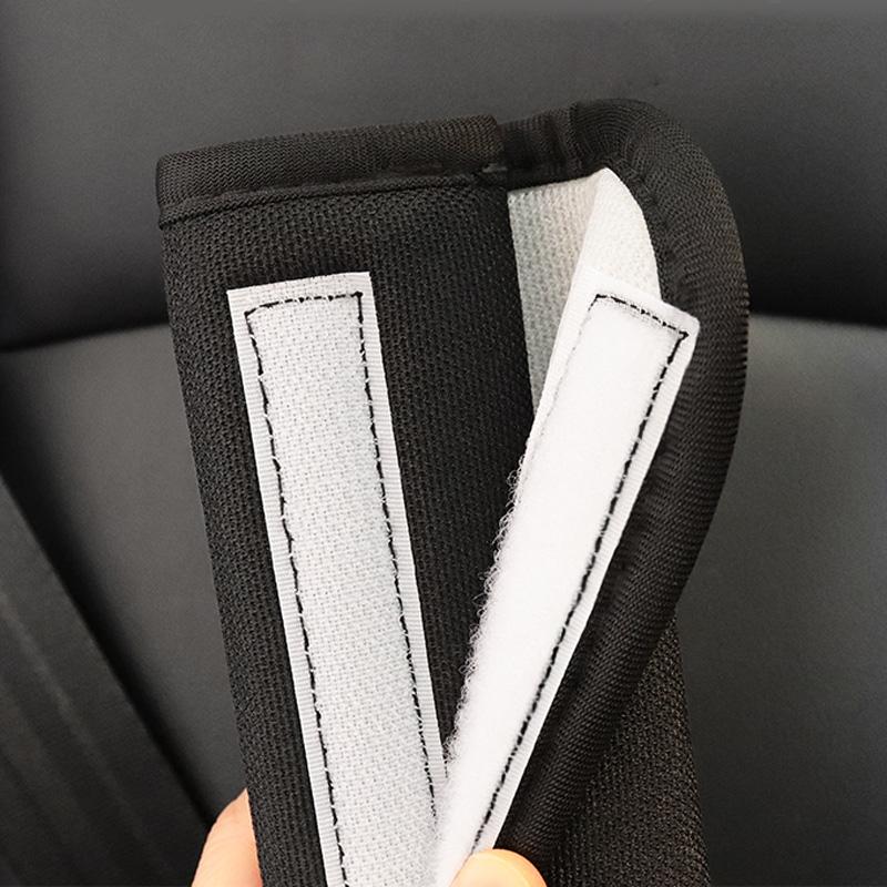 Милый чехол для ремня безопасности автомобиля в стиле ретро с красным сердцем, шелковый наплечный ремень, подушка для ремня безопасности, автомобильный протектор, забавный аксессуар для безопасности транспортного средства