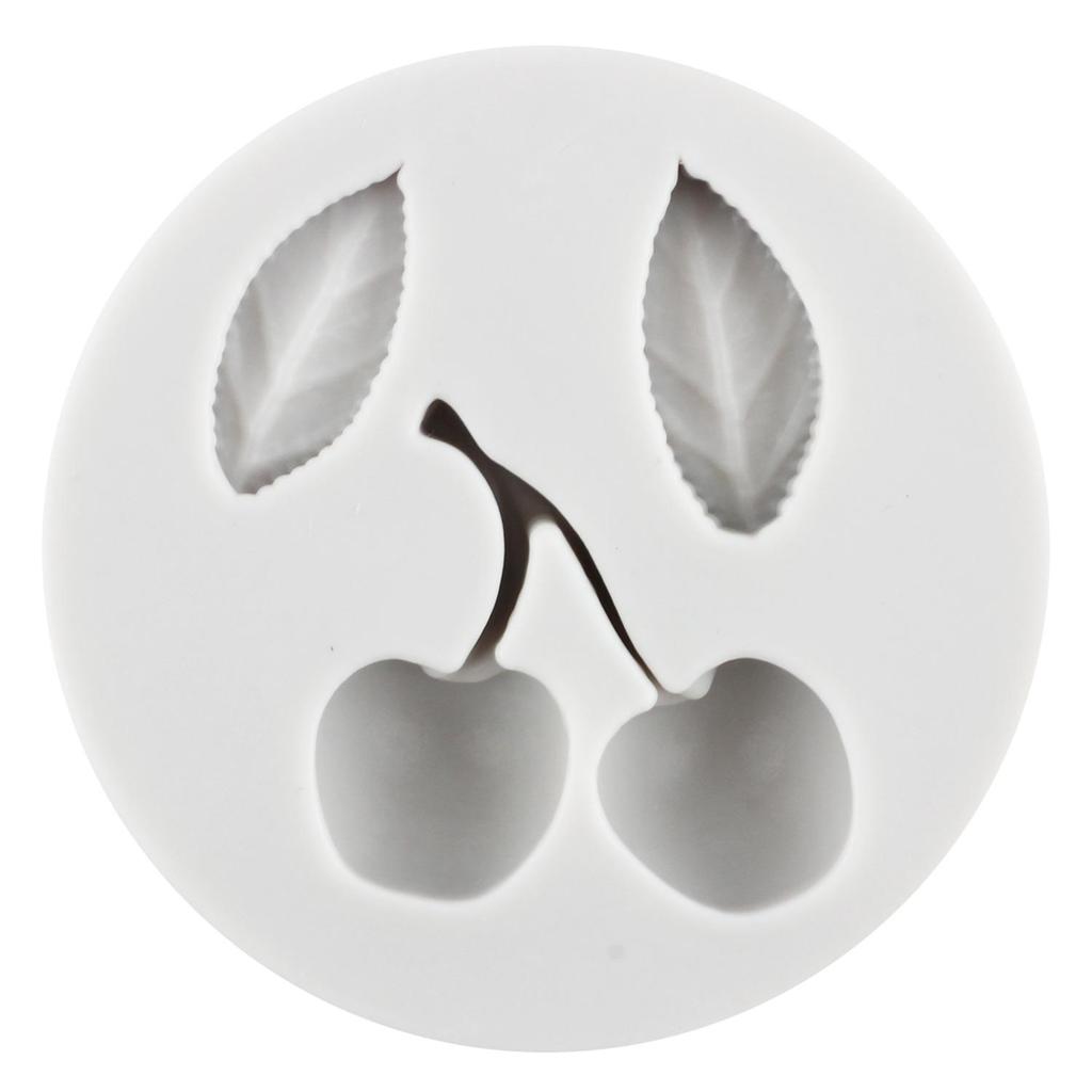 Cherry Silicone Mold Cherry Chocolate Fondant Molds Cake Decoration Cupcake Topper Candy