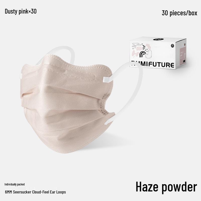 Взрослая одноразовая маска в форме бабочки «Золотой ветер и нефритовая роса», 3-слойная защита, Весна/Лето 2025