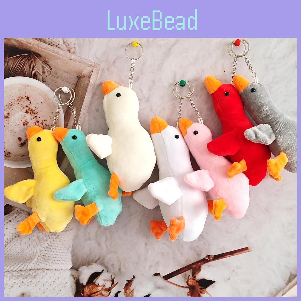 Plush Goose Keychain With Soft Pp Cotton Filling For Kids Collectors And