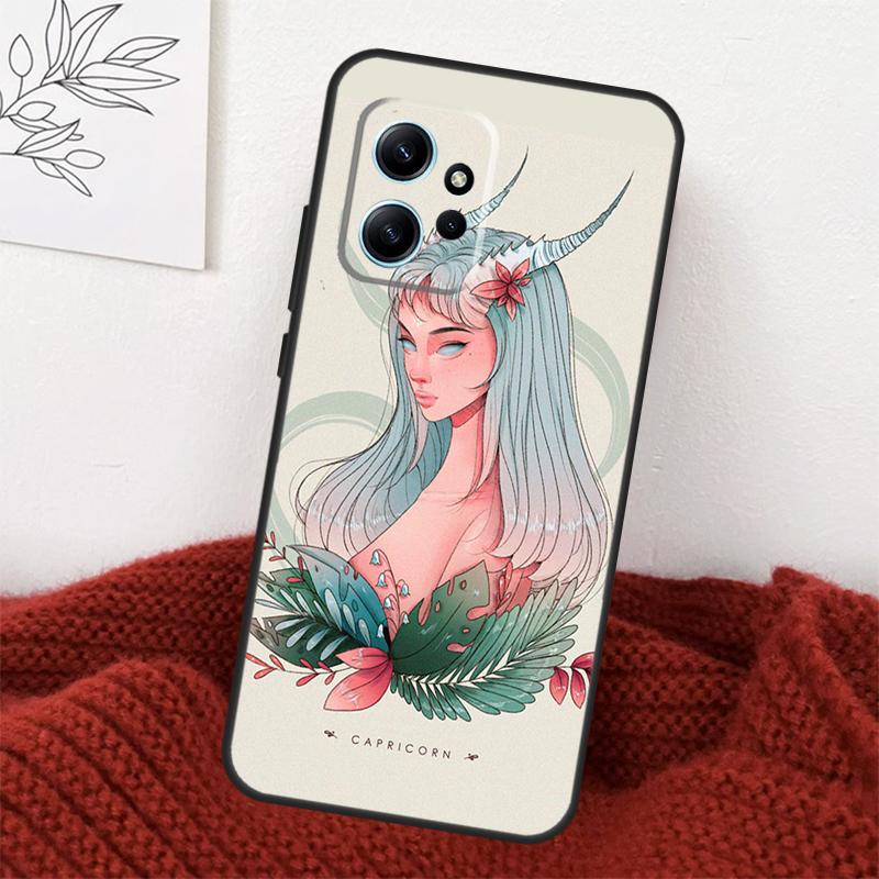 Чехол Horoscope Girl Scorpio Taurus Virgo для Xiaomi Redmi Note 13 10 11 12 14 15 Pro Plus Чехол для Redmi 15 15C 14C 10C 12C 13C