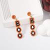 Trick Halloween Earrings Skull Spider Dangle Earrings Creative Pumpkin Ear Studs  Party