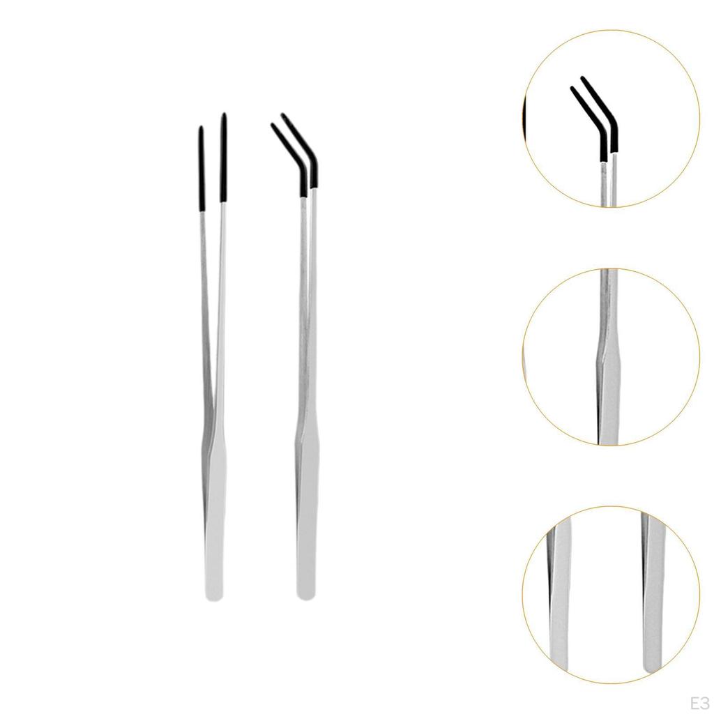 2 шт. Аквариумный пинцет Aquascaping Щипцы для кормления рептилий для аквариума