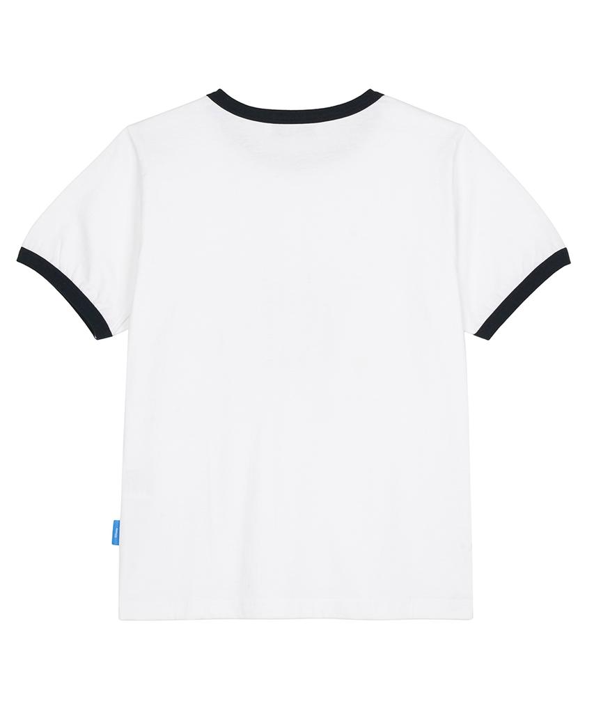 FDR Stitch_Sunny Donut Ringer Tee White