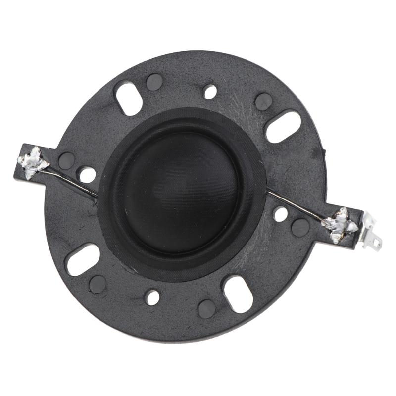 25.5mm Voice Coil Black Horn Tweeter Silk Diaphragm Film Treble Round Frame 5.4ohm 25.5mm Core Speaker Repairs Parts