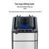 Jieanhui Smart Induction Trash Box с крышкой для ванной комнаты, кухни и гостиной - Автоматическая упаковка