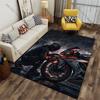Motorcycle rider futuristic atmosphere carpet Yoga living room room decor children's crawling mat doormat area rug