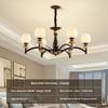 Modern and Simple Chandelier, Ceramic Dining Room Light Study and Bedroom Lamp
