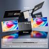 Laptomo S6 Портативный Тройной Монитор дюймов FHD 1080P IPS Мобильный Совместимый с Ноутбуком Двойной Монитор дюймов Двойной Дисплей Подключи и Совместимый с Вращающимся
