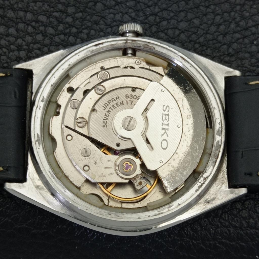 ЯПОНИЯ 6309A ВИНТАЖНЫЕ МУЖСКИЕ АВТОМАТИЧЕСКИЕ ЧАСЫ SEIKO 5 С ЧЕРНЫМ ЦИФЕРБЛАТОМ a701289-5 R206a-a701289