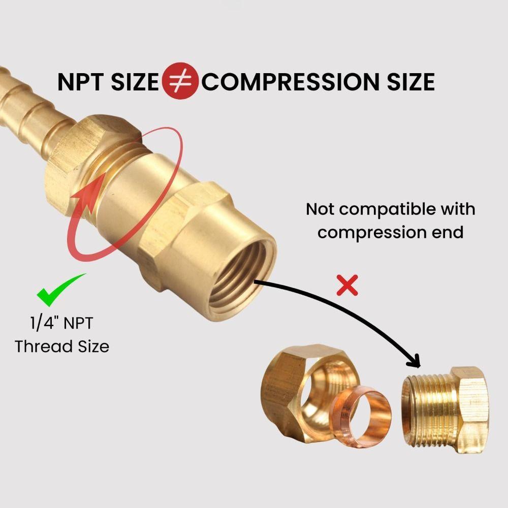 Brass Brass Coupling 1/4" 1/8" 3/8" 1/8" Pipe Fitting Coupler NPT Female Coupling Air Hose System