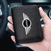 Leather Car Driver's License ID Card Bank Card Wallet Car Styling For BMW Mini Cooper F54 F55 F56 R56 R60 SONE Roadster Clubman Coupe