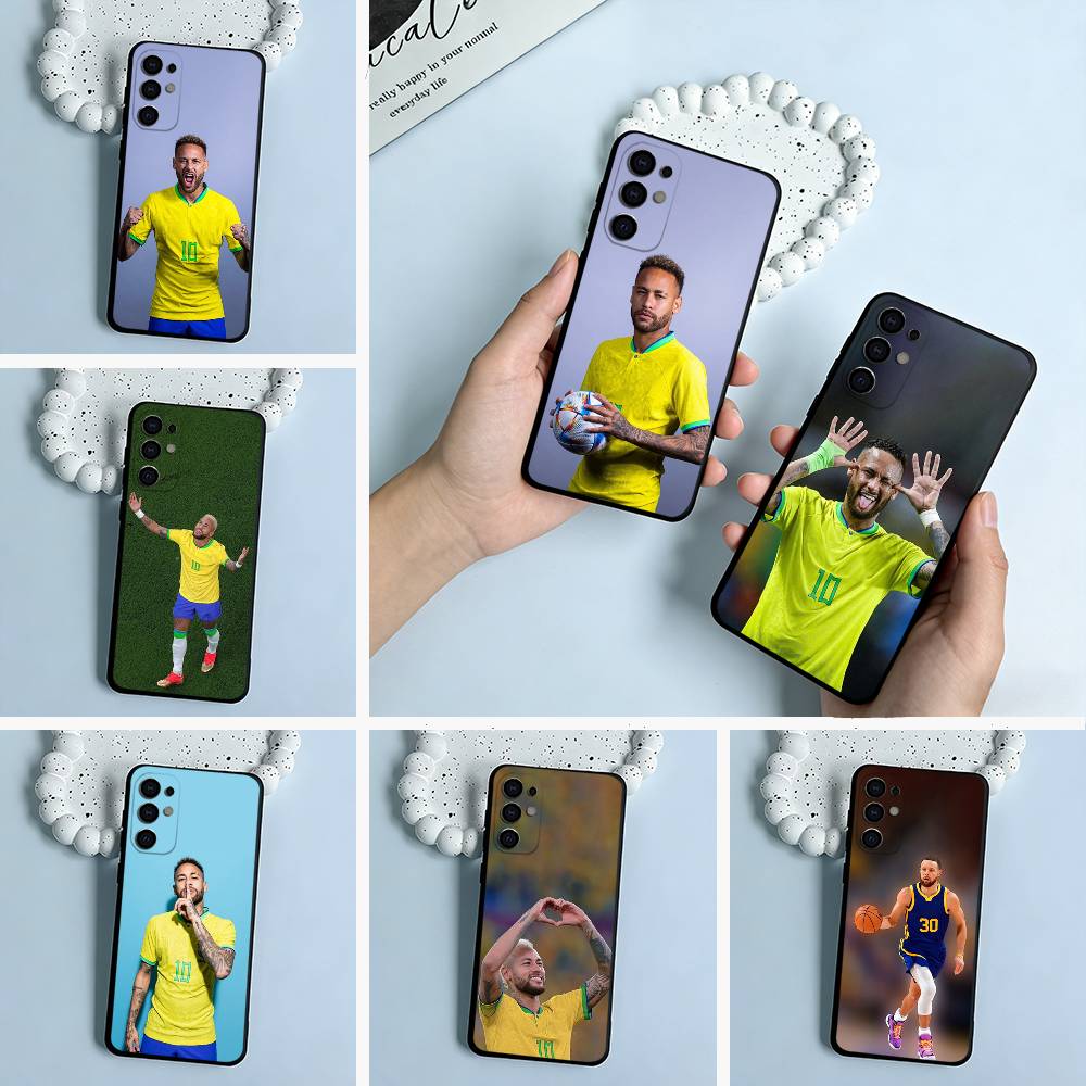 Черный мягкий силиконовый чехол для телефона N-10-Neymar для Samsung S25, S24, S21, S22, S23, S30, Ultra, S20, Plus, FE, Lite