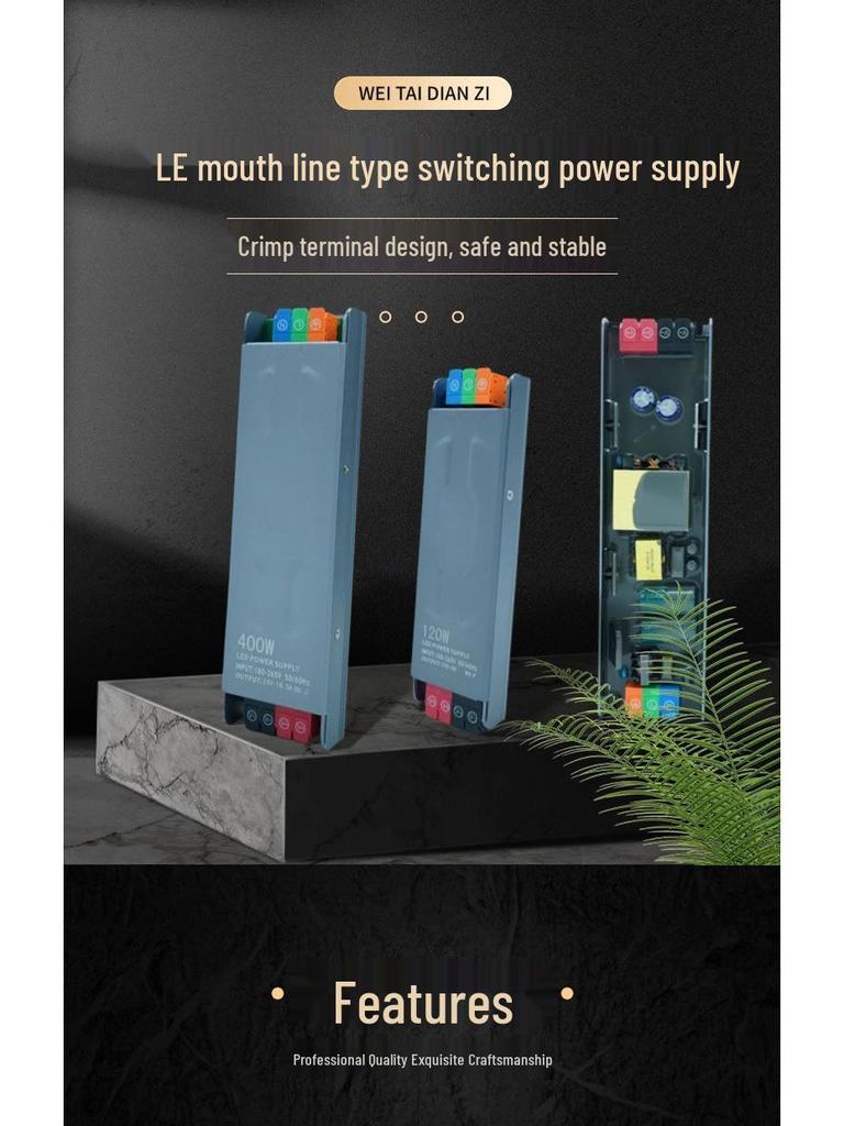 LED Indoor Black Diamond Driver: 220V to 12V/24V Transformer