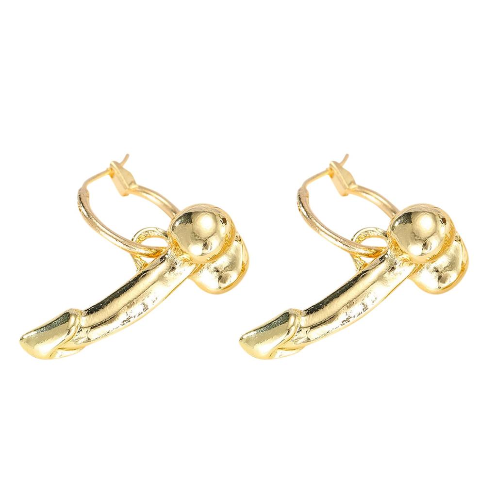 1 пара креативных забавных сережек, многофункциональные модели серег, металлические серьги-подвески