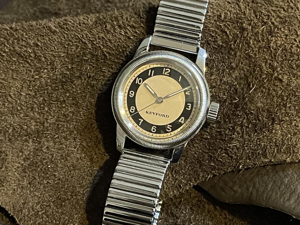 Military Watch Tuxedo Dial Watch Copper Tuxedo Dial Watch Copper Extension Belt [M.R.M.W.] Men's