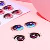 crystal Boy/Girl Decals Face Organ Paster Cartoon Eyes Stickers Eye Chips Paper Anime Figurine Doll