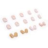 24pcs/set Color Love Glitter Nail Stickers Smudged Nail Stickers Wearing False Nails