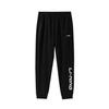 Comfortable Breathable Mid-Fit Jogger Pants Men Bottoms Black AKLT993