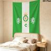 Club Len Football Club Wall Tapestry Aesthetic Wall Hanging Printed Fabric Blanket Decorative Tapestries For Bedroom Living Room Home Decor