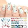 Marble Geometry Series Nail Stickers Water Transfer Decal Sticker Nail Art Decoration