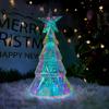 Красочное светящееся рождественское украшение в виде елки; Идеально для домашней и гостиничной экспозиции в праздничный сезон.