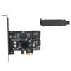 SATA3.0 To PCI E Expansion Card Black ABS 4 Port 6G Adapter Hard Drive Card Support for PM