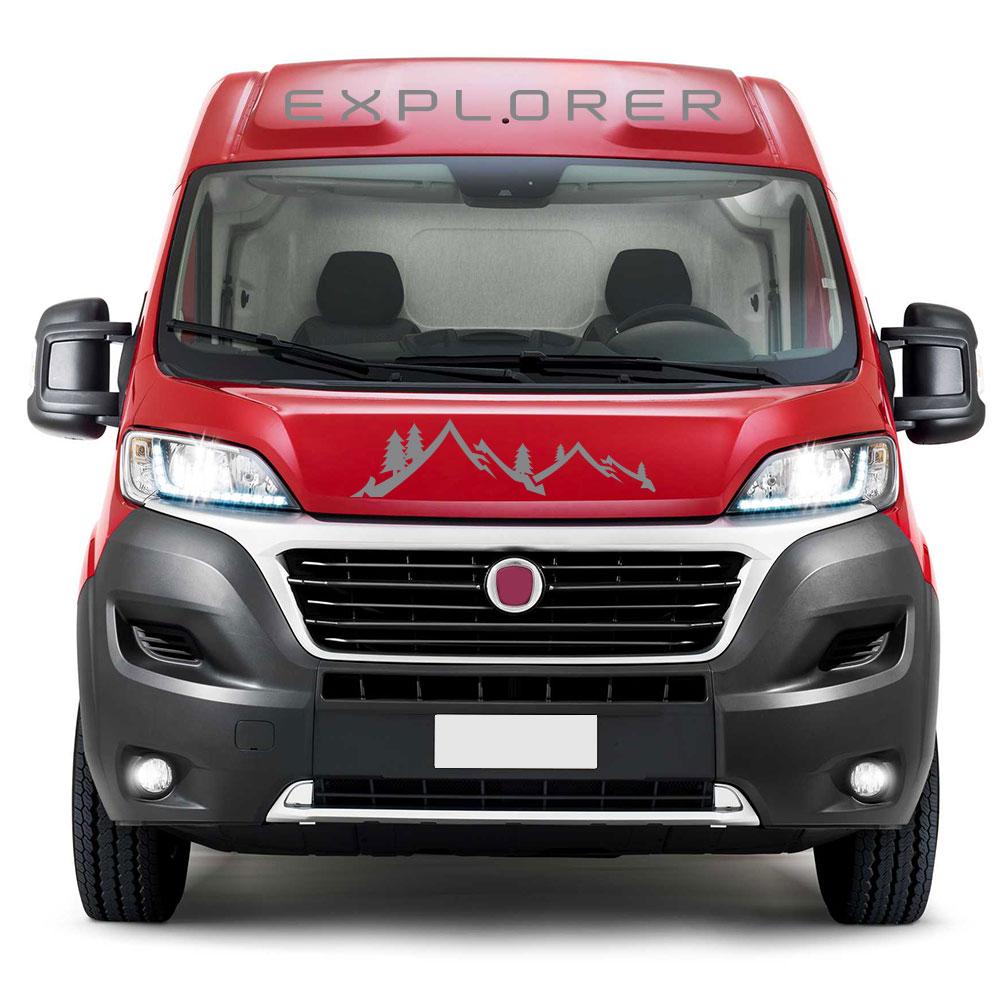 Горный Стайлинг, наклейки для кузова автомобиля, декор для дома на колесах, виниловые наклейки для Fiat Ducato Peugeot Boxer Camper Van