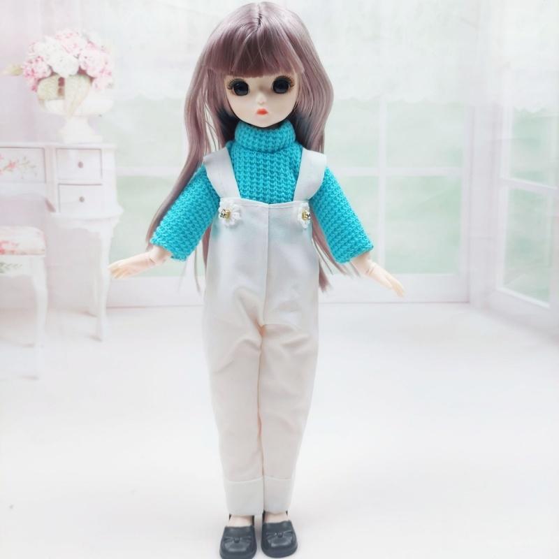 Одежда для куклы BJD 1/6 Милое платье Юбка Головной убор 30 см Кукла-принцесса Повседневный костюм Наряд Аксессуары для куклы Игрушка для DIY для девочки Подарки