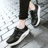 Women's Breathable Air Mesh Ankle Swing Shoes Lace Up Casual Sneakers Wedges Height Increase Platform Shoes for Female