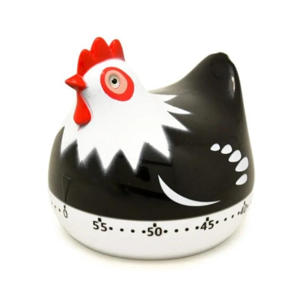 Mechanical Cooking Reminder Hen Shaped Design Egg Timer Clock Creative Time Alarm Device Daily
