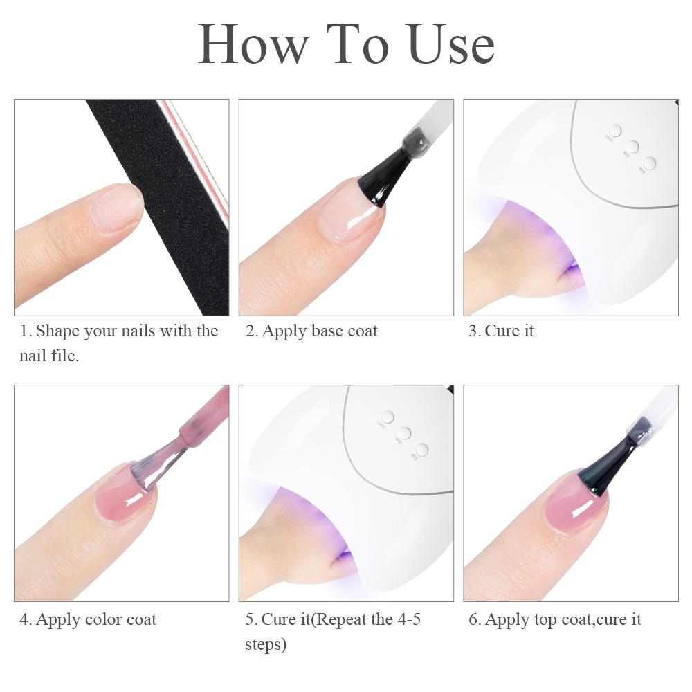 PHOENIXY 8 мл базовый гель-лак УФ-прозрачный гель для ногтей стойкий гель для замачивания