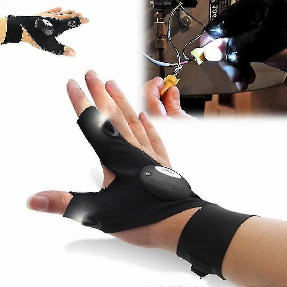 Finger Glove With Led Light Waterproof Rescue Tools Outdoor Gear Night Fishing