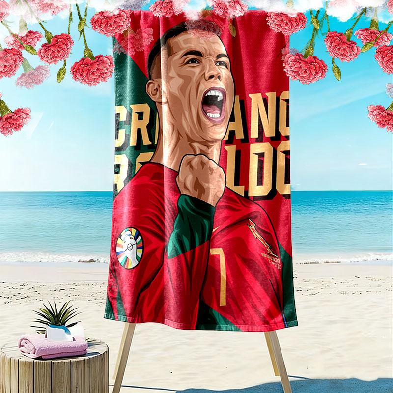 Ronald Print Beach Towel, Large Soft Quick Dry Towel for Beach Camping Swimming