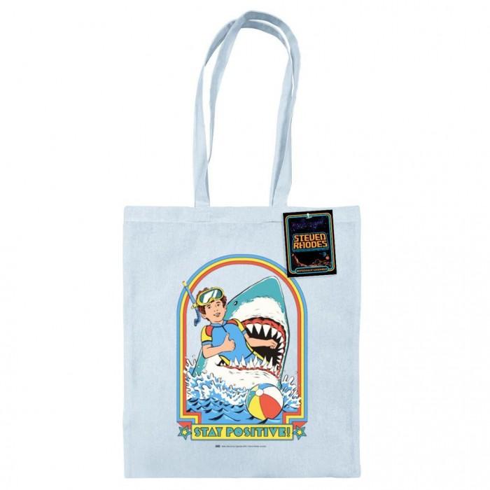 Steven Rhodes Stay Positive Tote Bag