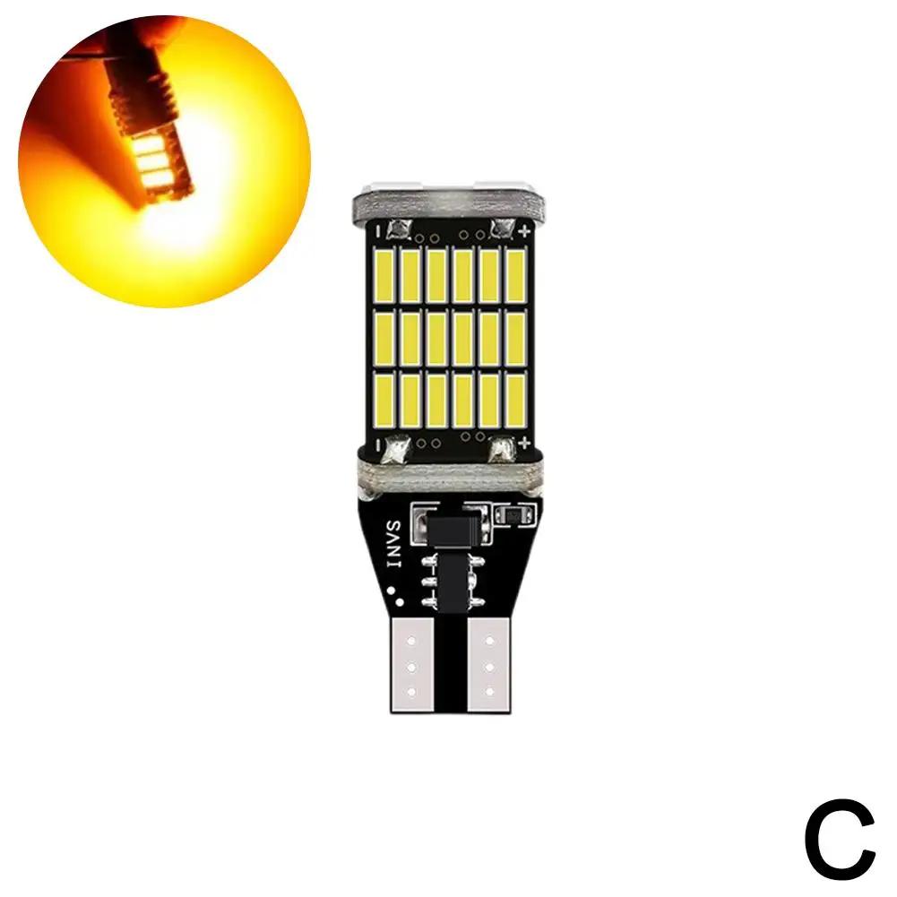 Автомобильная задняя лампа T15 1156 Ba15s P21w W16w 45smd 4014 светодиодная лампа для мотоцикла, часть 7440, лампа, автоматический сигнал, тормоз, резервный ход, задний ход V6d7