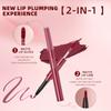 3Pcs/set Dual-head Lip Gloss Lip Liner Pencil 2-in-1 Set Waterproof Matte Velvet Non-smudge Dual-head Lip Glaze Lip Liner Lipstick Set
