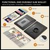 Genuine Leather RFID Anti-Theft Men's Airtag Card Holder Wallet