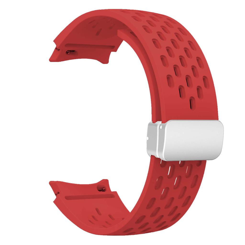 Силиконовый ремешок для Samsung Galaxy Watch 7 6 5 4 40 мм 44 мм 5Pro 45 мм Магнитная застежка No Gaps Band 6 Classic 43 мм 47 мм 42 Браслет
