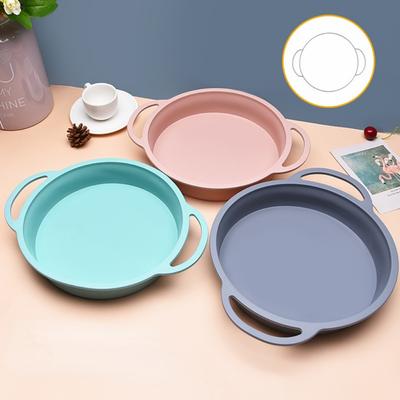 Круглая форма для торта, обернутая на косточках, легкая силиконовая форма для выпекания хлеба, силиконовая форма для торта