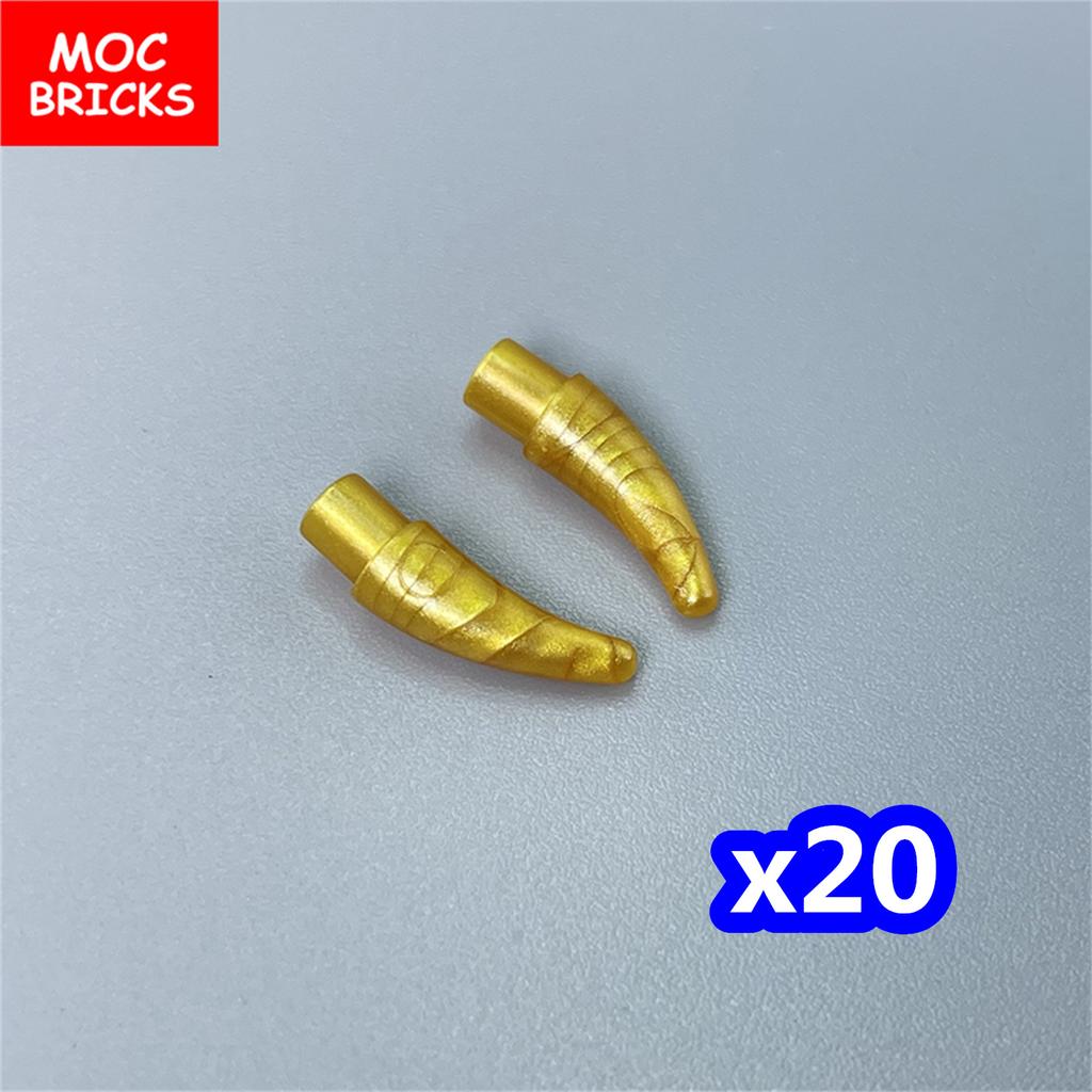 MOC Кирпичи Боевое Оружие 10187 Коготь Кукуруза Животное Растение Часть Строительные Блоки Аксессуары Образовательные Собранные Игрушки Для Детей