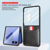 Для Samsung Galaxy Z Flip 7 Чехол Роскошный Личи ПУ Кожаная Накладка Защитная Задняя Крышка Чехол Для Samsung Z Flip 7 6 5 4 Корпус