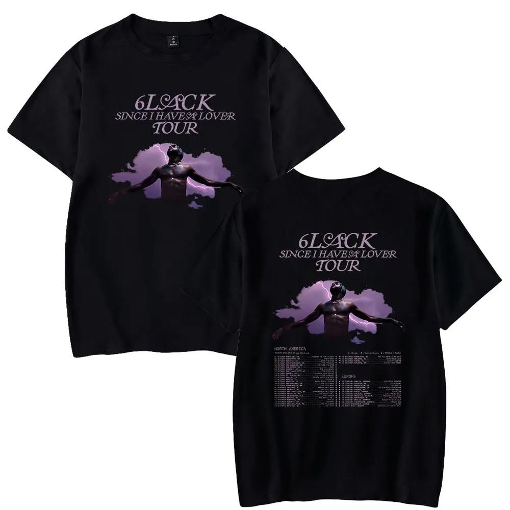 Футболка 6Lack, так как у меня есть любовник, модная футболка с круглым вырезом и короткими рукавами, женская футболка унисекс, 2023, одежда в стиле хип-хоп, унисекс