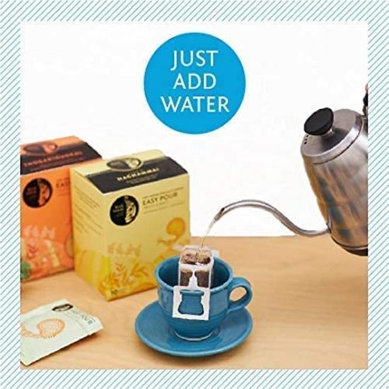 Blue Tokai Coffee Roasters Easy Pour Over Coffee Drip Bags & French Roast | Pack Of 2 | 10 Sachets Each Pack | Ready to Brew in 2 Mins