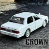 1/32 Toyota Crown Металлическая модель автомобиля Игрушка Литье под давлением Металлическое литье Звук и свет Автомобильные игрушки Для детей Транспортное средство